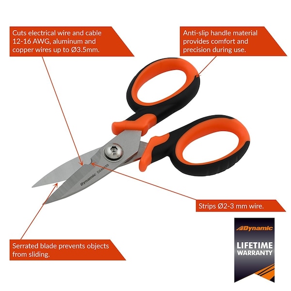 Tools 6 Multi-Purpose Electrician's Scissors